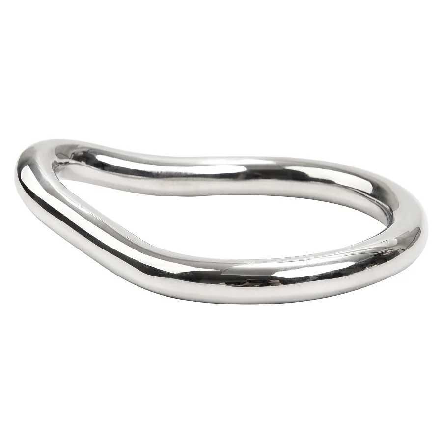 Stainless Steel Penis Lock Cock Ring Set Man Metal Small Large Delay Ejaculation Penis Ring Ball Stretcher Erection Male Sex Toy W250512