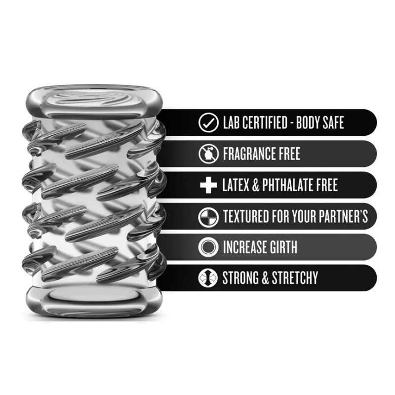 WAKEWAY 6Pcs/7Pcs Cock Ring Penis Enlarge Sleeve Lock Semen Sex Toys for Men Delay Ejaculation Cockring Sex Products Adult Games W250512
