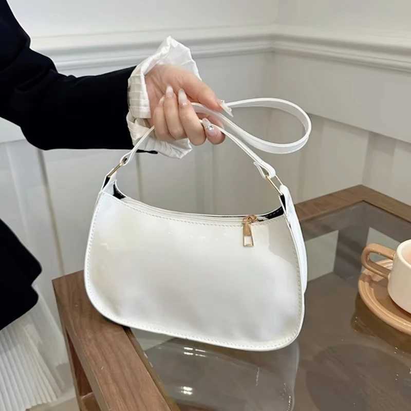Retro Solid Color PU Leather Shoulder Underarm Bag Womens Fashion Handbags Casual Hobos Purses and Handbag Ladies Hand BagsW250512