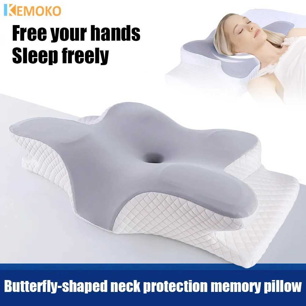 2 in 1 Memory Foam Cervical Pillow Ergonomic Contour Orthopedic Pillow for Neck Pain Contoured Support PillowsNeck PillowW250512