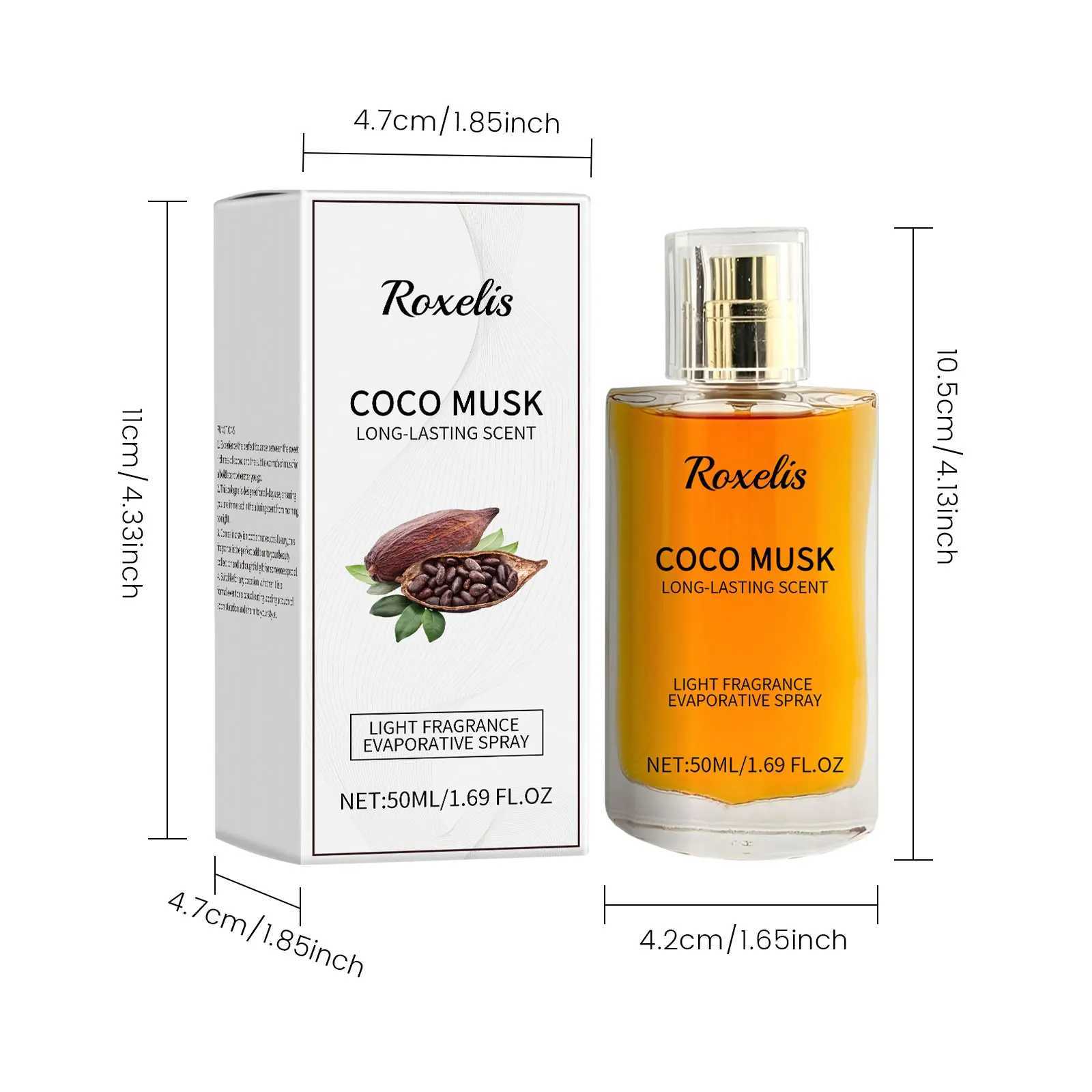Roxelis 50ml Coco Musk Perfume Charming Cologne Lasting Pheromone Fragrance Freshing Dating Atmosphere Flirting Attract PerfumeXJ250512