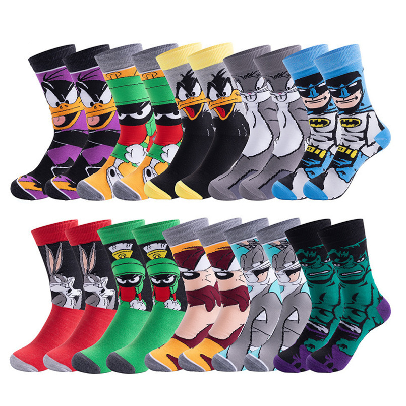 Cross mirror tube movie anime socks, fashion trend, smooth cotton, pure