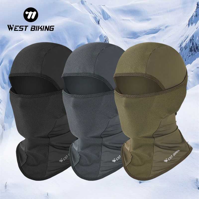 WEST BIKING Summer Cycling Headgear Ice Silk Sunscreen Men Women Full Face Mask UFR50+ Anti-UV Running Fishing Climbing ScarfW250512