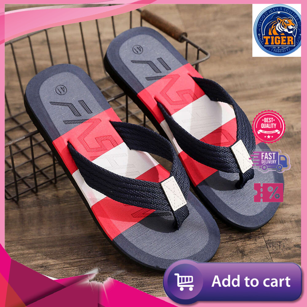 Ddmytiger Colored New Fashion Herringbone For Men S Summer Trendy Outwear Beach Slippers Outdoor Shoes