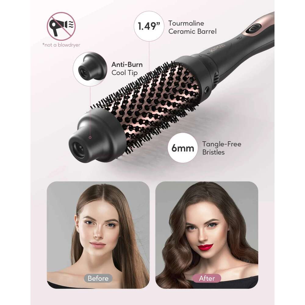 KIPOZI Hair Curling Wands 5 In 1 Curler Set 9-32Mm With Ceramic Coating Barrels Tongs Instant Heating Up