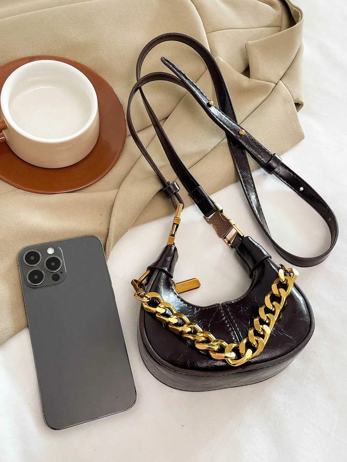 Fashionable Small Handbag Minimalist Stylish Texture Elegant Style Shoulder Bag New Casual Top Handle Bag For Women Z250512