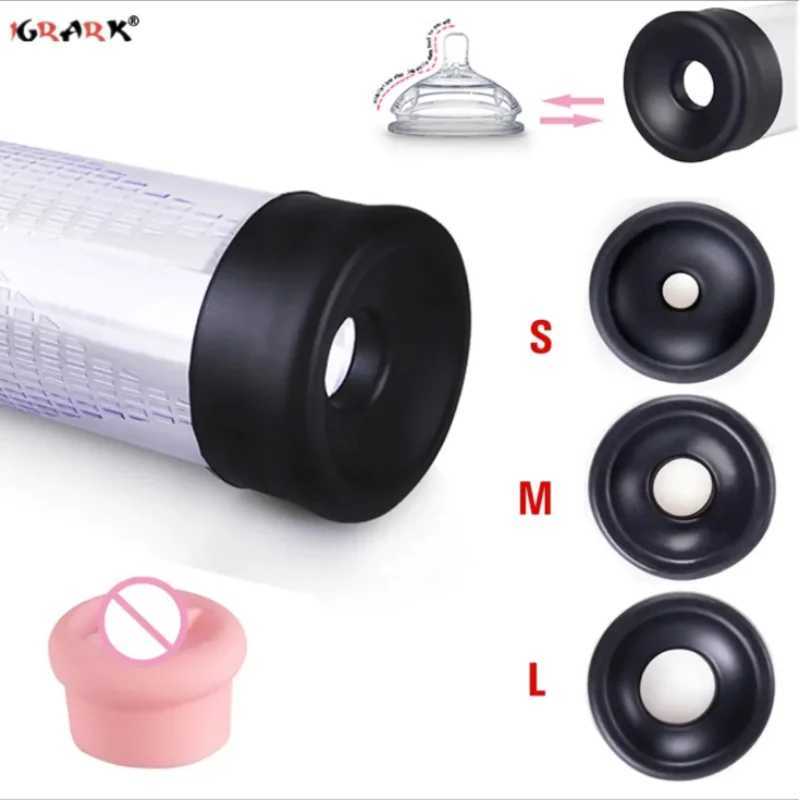 Silicone Penis Extension Accessories Penis Erection Extension trainer Male Masturbator Penis Rubber Cover Sealing Ring S W250512