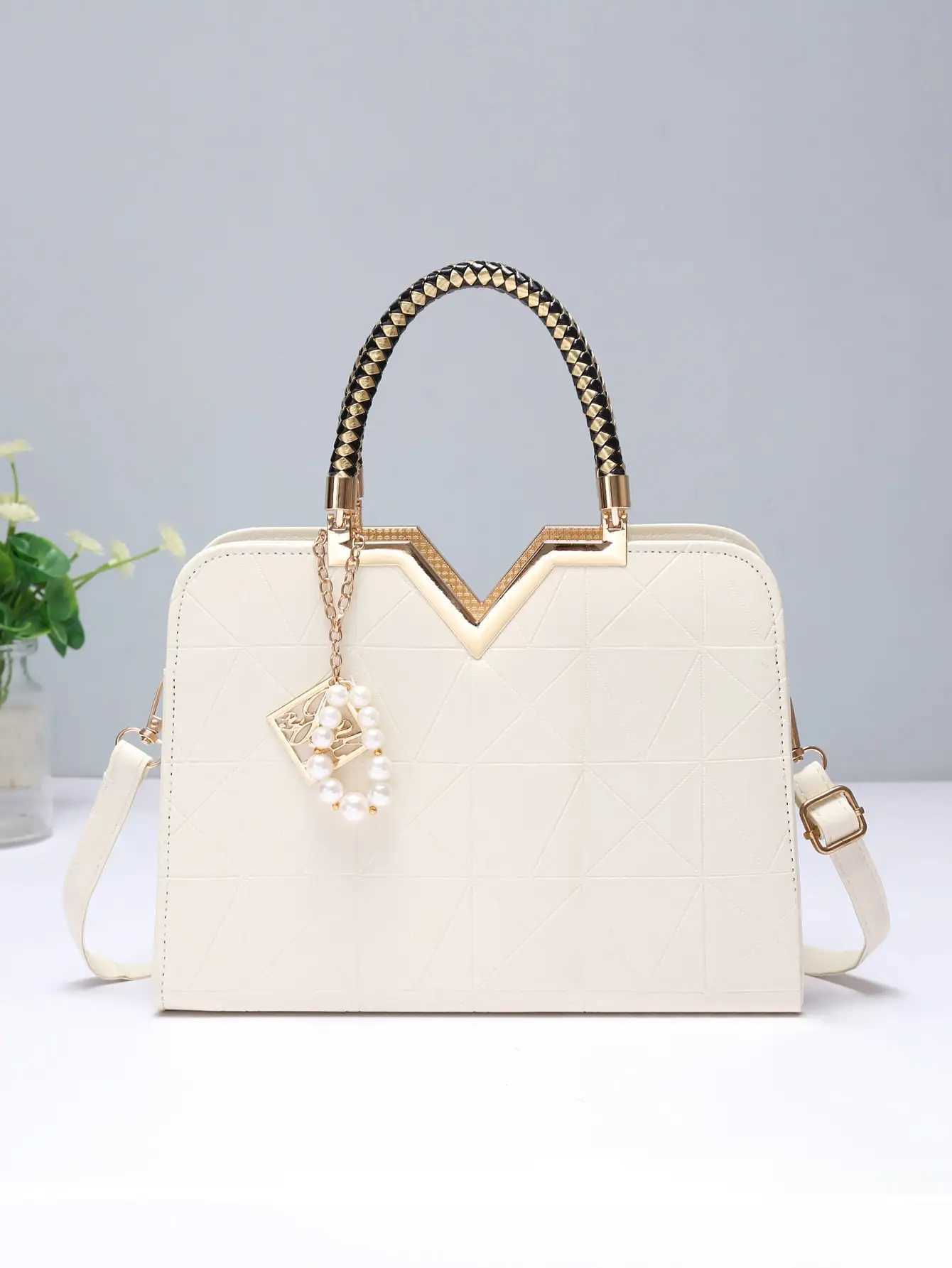 Womens minimalist large capacity mom bag commuter style business single shoulder handbag Z250512