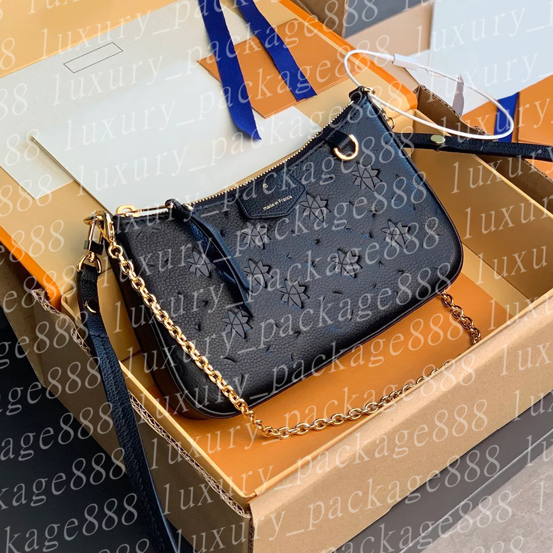 Designer Bag Shoulder Bag Luxury Bag Easy Women's crossbody Bag Purse embossed Alphabet Underarm Bag Old Flower handbag Women's Half Moon bag 055