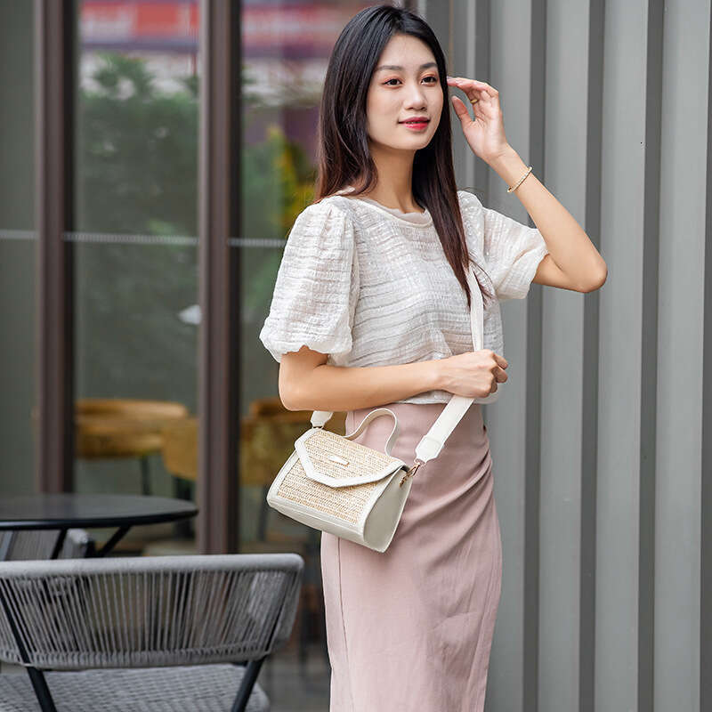 Women's Bag Hand Bags Woven Versatile Handbag