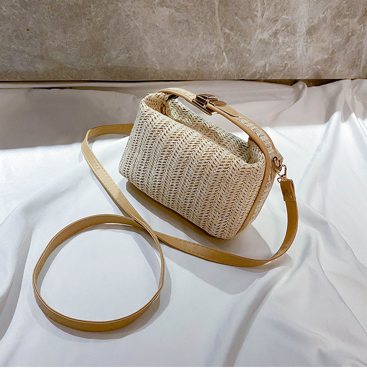 Straw Bags for Women 2024 - Designer Summer Beach Tote Shoulder Handbag, Casual Crossbody Travel Shopping Purse, Ladies Gift