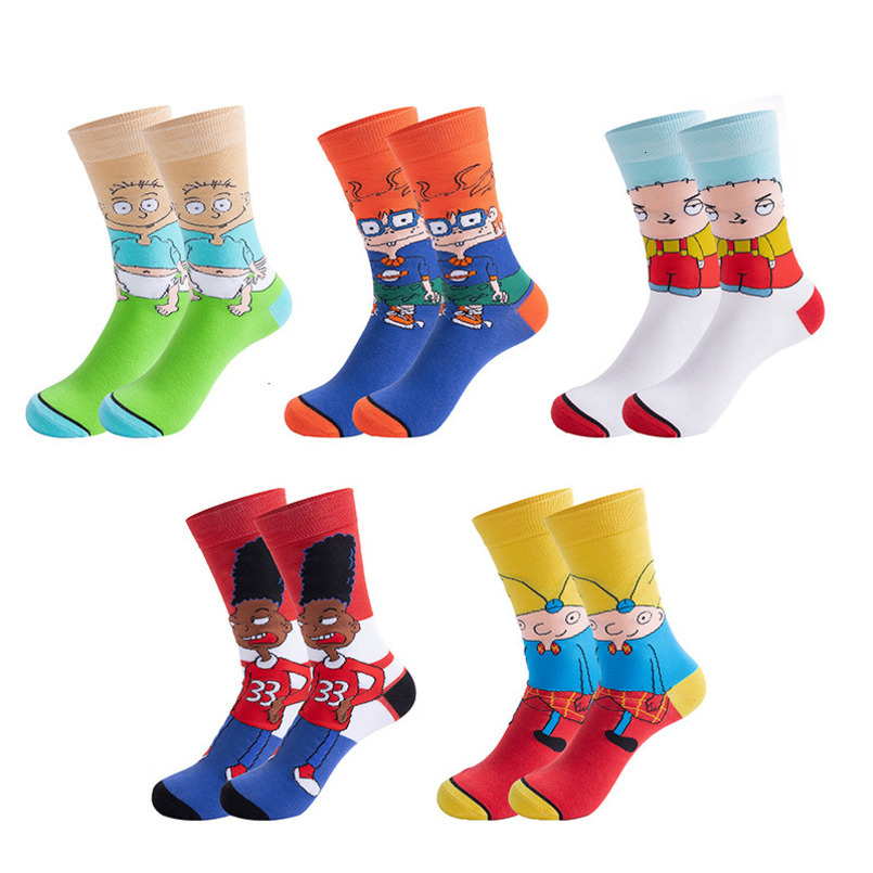 Cross mirror tube movie anime socks, fashion trend, smooth cotton, pure