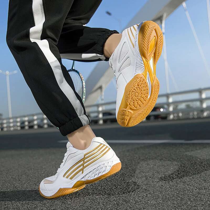 Men Badminton High Quality Golf Casual Wear Resistant Outdoor Sneakers Handball Unisex Breathable Volleyball Shoes
