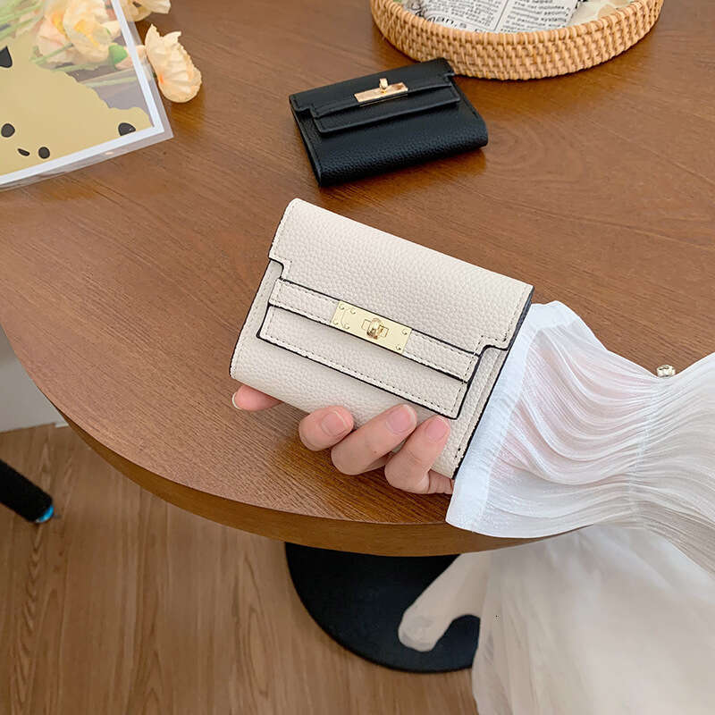 Instagram Women's High end Small Folding Short Handbag Wallet