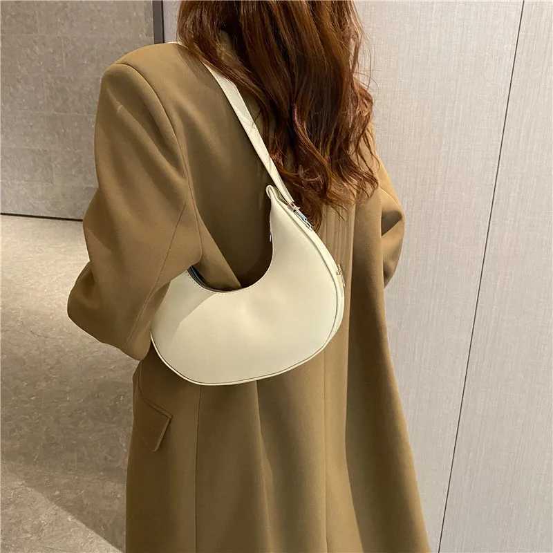 Fashion Luxury Design PU Leather Hobo Shoulder Bag Women Small Clutch Handbag Purse Female Underarm Bag Travel Totes XJ250610