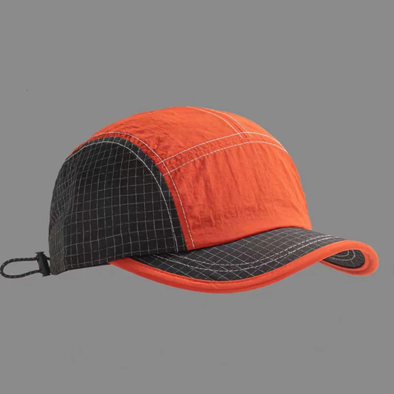 A MenS Short-Brim Cap Summer Style Breathable And Quick-Drying Baseball Hat Lightweight Soft-Top Duckbill Cap for Women 250512
