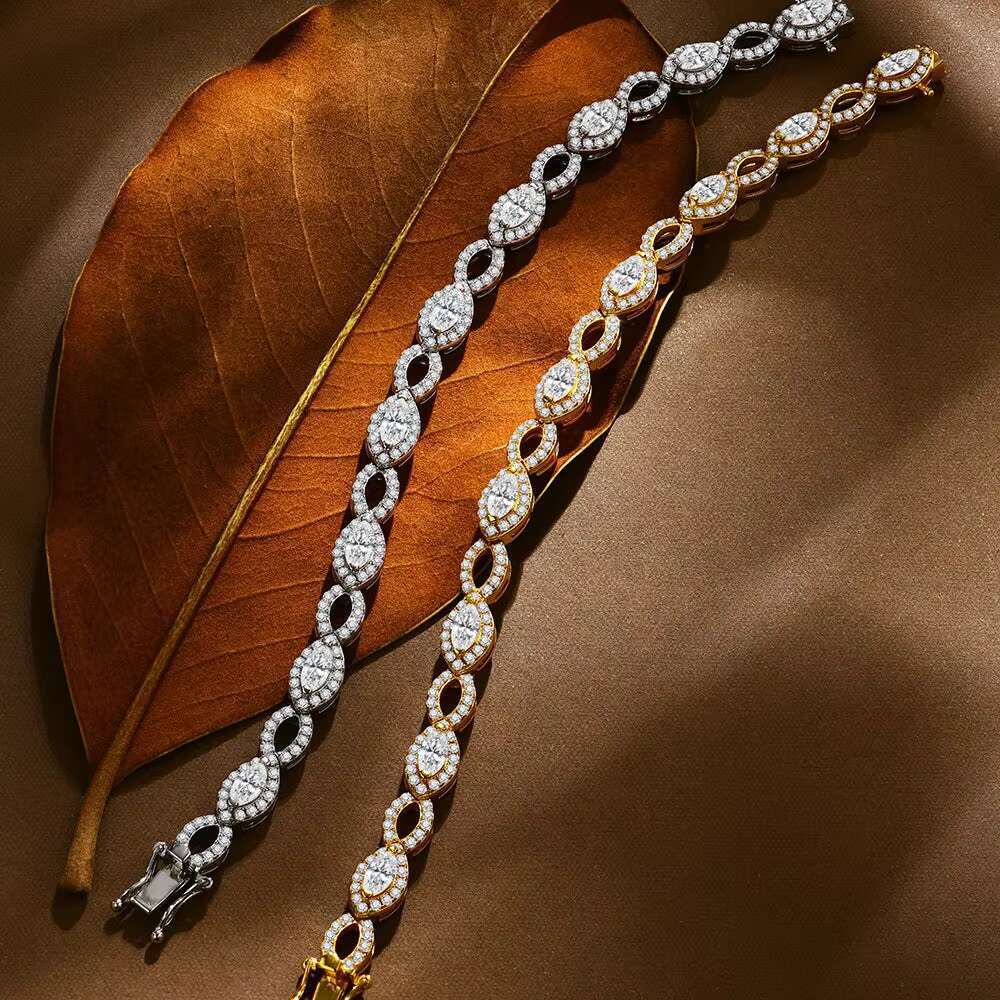 Fine Moissanite Tennis Bracelet Elegant Moissanite Jewelry