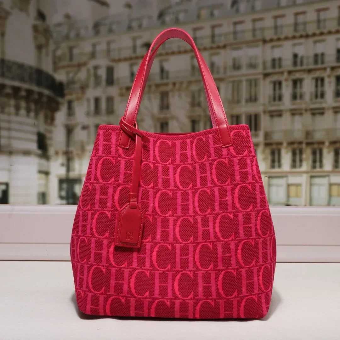 CILMI-HARVILL CHHC Bucket Bag for Women Large Capacity Bag Hand Fabric Material Waterproof Button Colorful Series Z250512