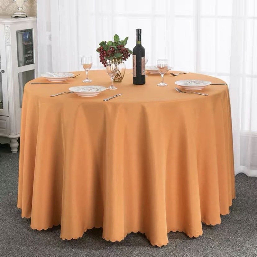 A885 Thickened plain tablecloth wedding red tablecloth hotel restaurant fabric tablecloth event meeting rectangular tablecloth