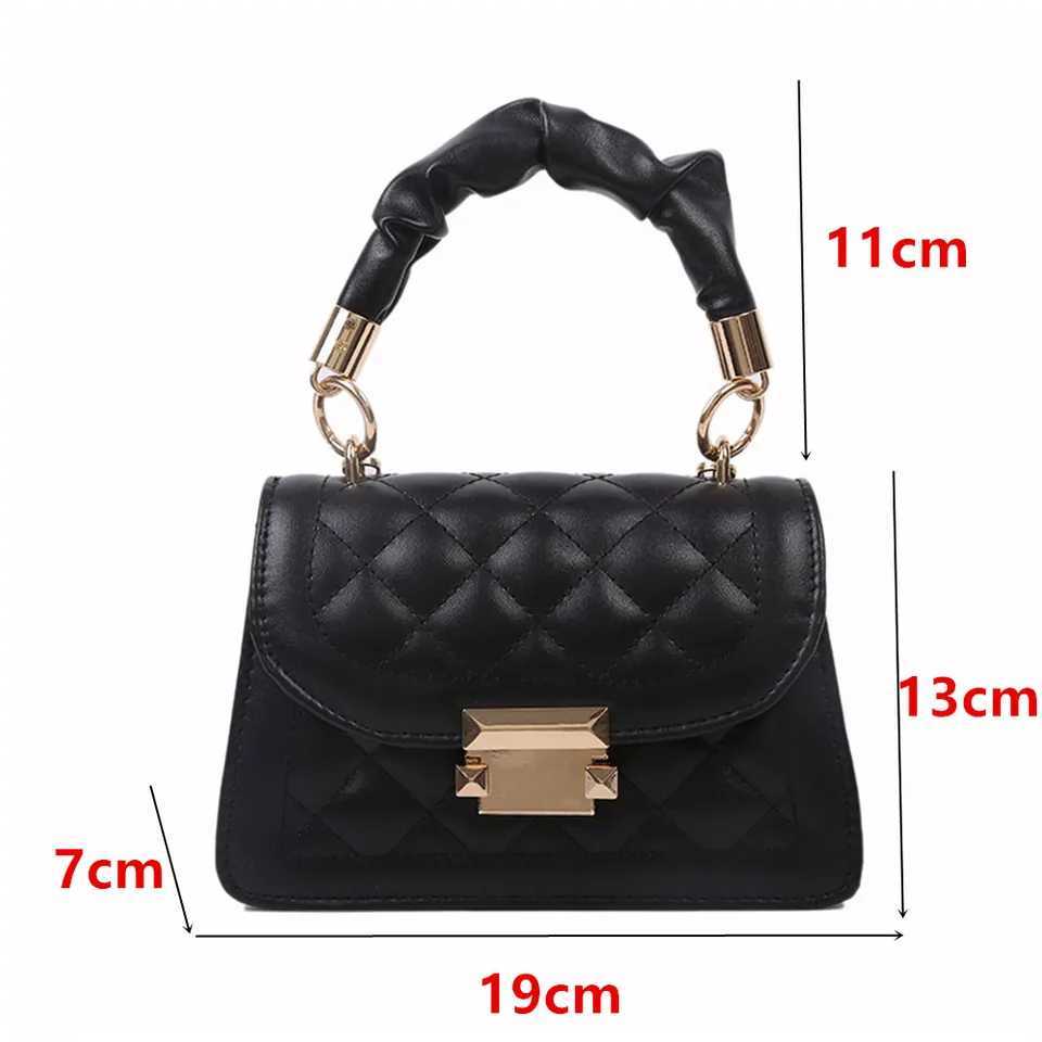 Women PU Leather Shoulder Bags Small Messenger Designer Female 2023 New Fashion Chain Rhomboid Crossbody Bag Ladies Mini Handbag Z250512-1
