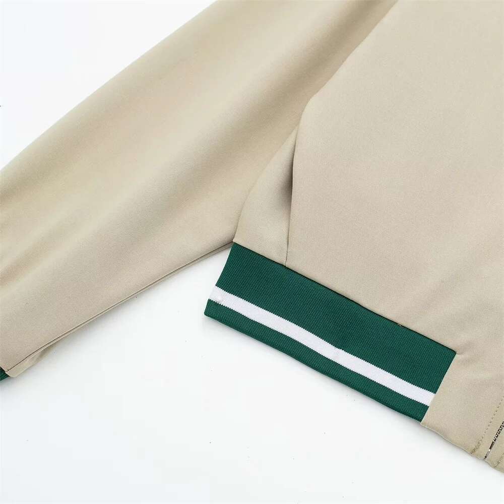 ZAR * Spring/Summer New Women's Fashion, Fashionable, Casual, Classic, Versatile Contrast Edge Jacket