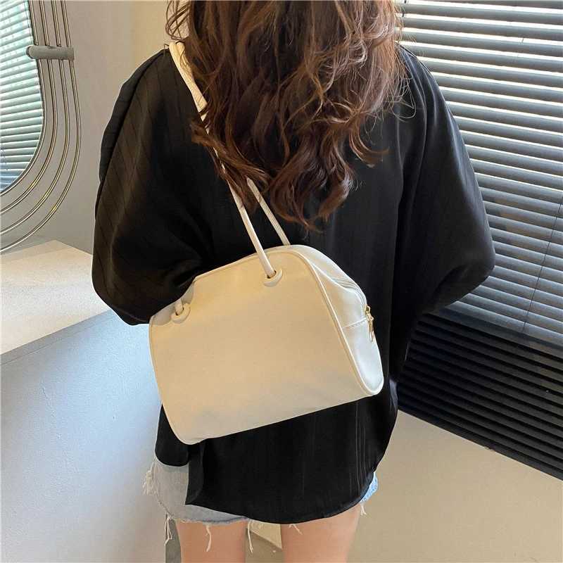Soft PU Leather Ladies Underarm Bag Solid Color Handbag Fashion Shoulder Bags for Women Female Small Square Tote Bag Z250512