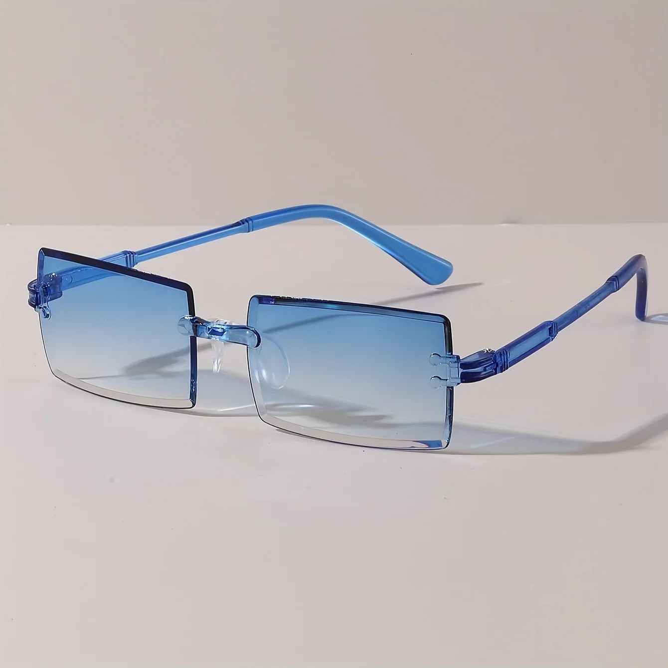 9pcs Rectangle Fashion Sunglasses For Women Men Cute Candy Color Decorative Shades Vacation Beach Party Glasses UV400 250512