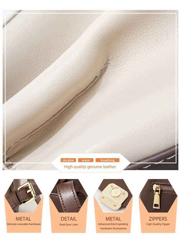 Zency Womens Small Backpack Split Leather Preppy Style s Stylish Schoolbag Multipocket Travel SaTChel Knapsack Z250512