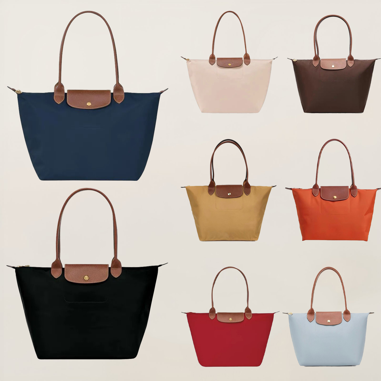 Tote Bag Designer Bag 2025 Shoulder Bag Long Nylon Bag Dumpling Bag Designer Handbag Shopping Bag High Quality Luxury Bag Casual Bag Outdoor Bag Simple Fashion 10A 01