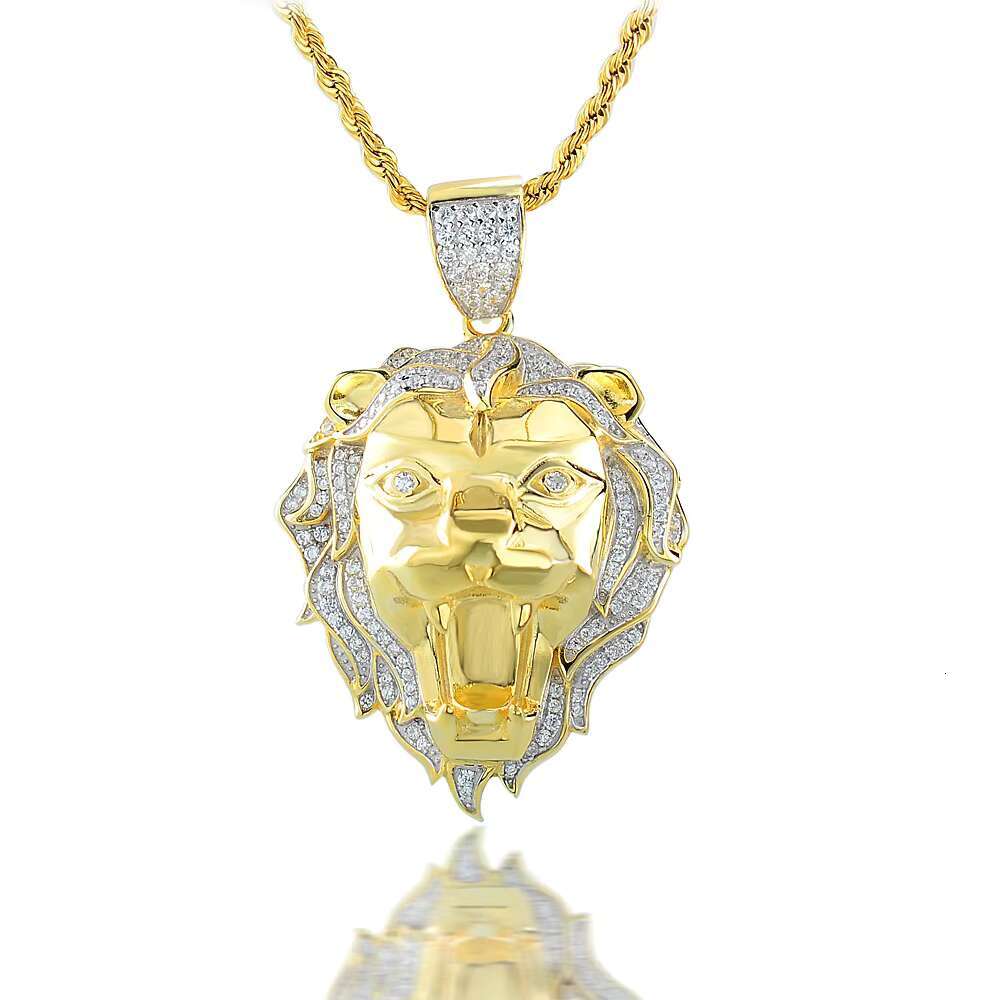 2020 New Hiphop Micro Paved Diamond French Pug Bulldog Pendant for Man