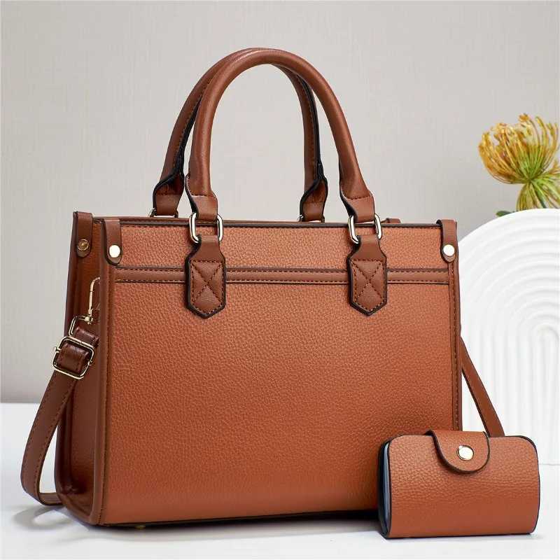 3Piece Set Retro Female Handbag Hot Sale Women Shoulder Bags Fashion Designer Handbag Womens Casual Shoulder Messenger BagW250512