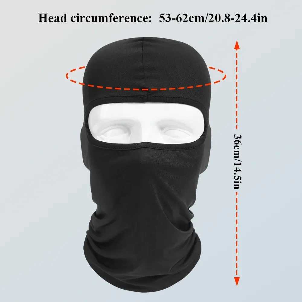 Breathable Sports Balaclava Hat Quick-Dry Windproof Full Face Mask Headgear for Riding Running Ski Hiking Outdoor Face Cover MenW250512