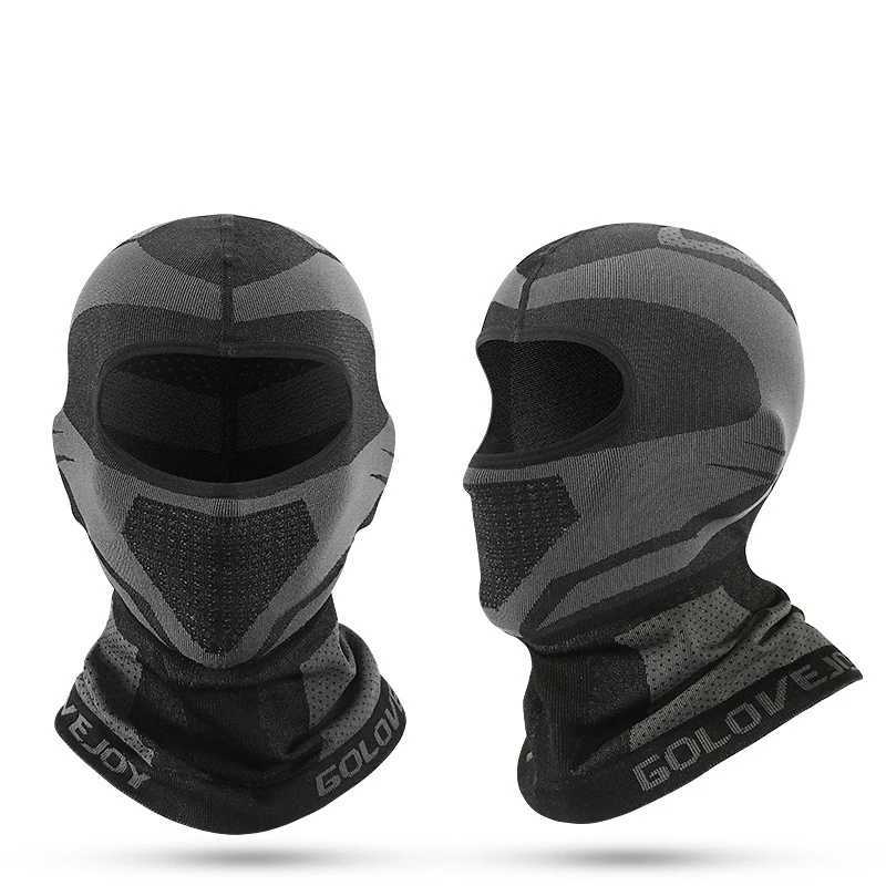 Summer Breathable Balaclava Motorcycle Full Mask Motorcycle Cycling Bike Mask Helmet Hood Moto Riding Neck Face MaskW250512