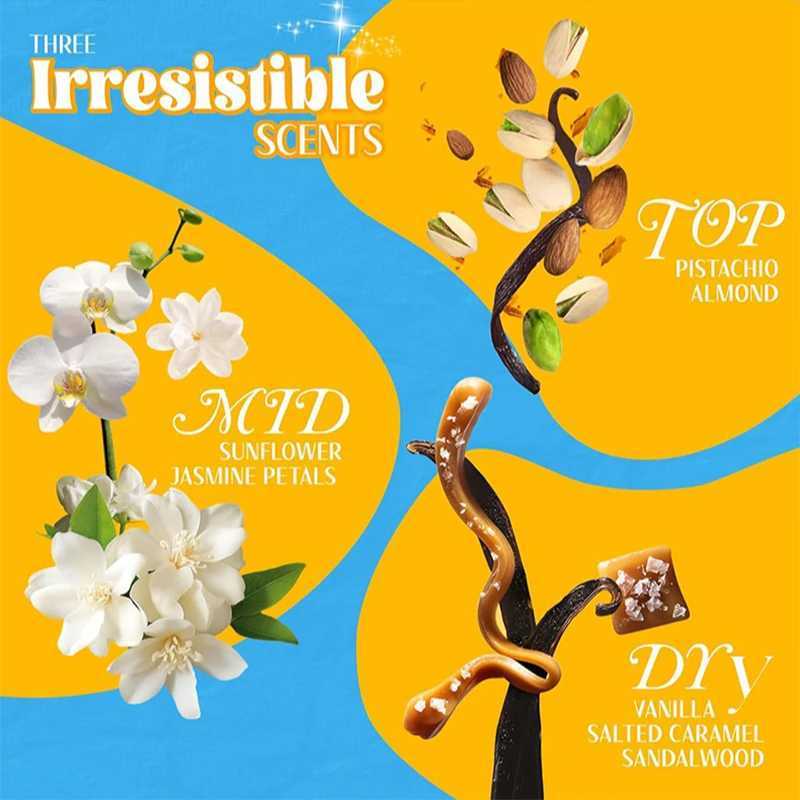 100ml Luxury Caramel Vanilla Flavor Perfume Gourmet Tune Eau De Perfume Chocolate/Musk/Amber Fragrance Jasmine Women Scent XJ250704