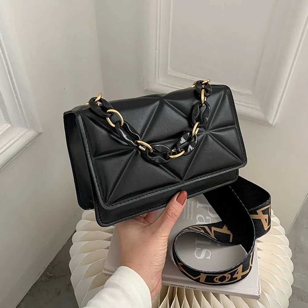 Large Capacity Shoulder Bag Women Female Fashion Casual Handbags PU Leather Crossobdy Clutch Flap Bag Streetwear Accessory Z250512