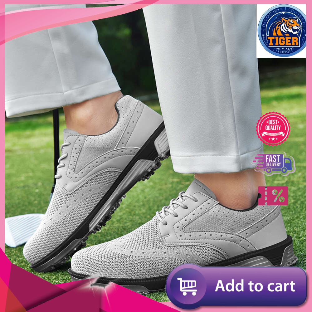 Ddmytiger Men Wear Shoes Training Outdoor Walking Supplies Sneakers Anti Slip Athletic Golf Footwear Trainers Caddie Shoe Outdoor Shoes