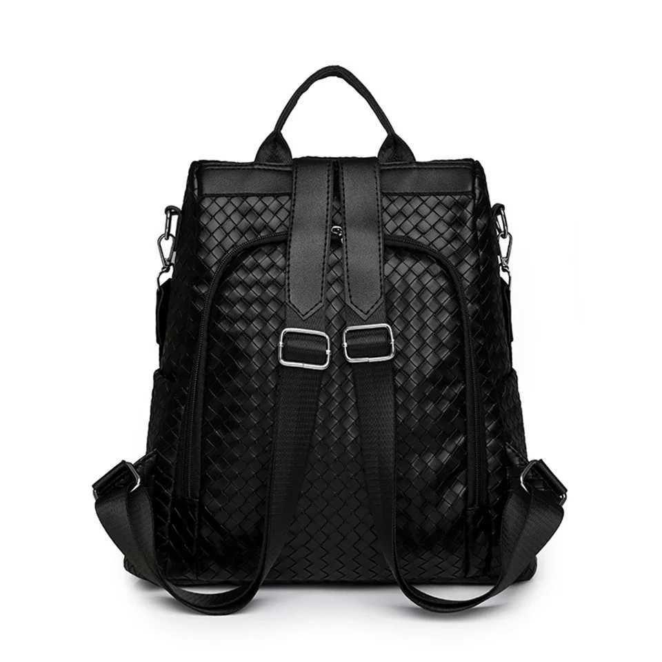 Womens Multifunction Backpacks Casual Nylon Solid Color School Bag For s Fashion Anti Theft Travel Bagpack Sac A Dos Z250512