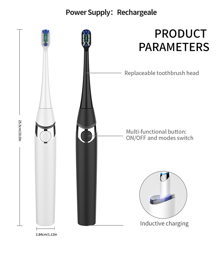 Factory Rechargetable Toothbrush Electronical Dental Clean UV Electric Toothbrush for Adults