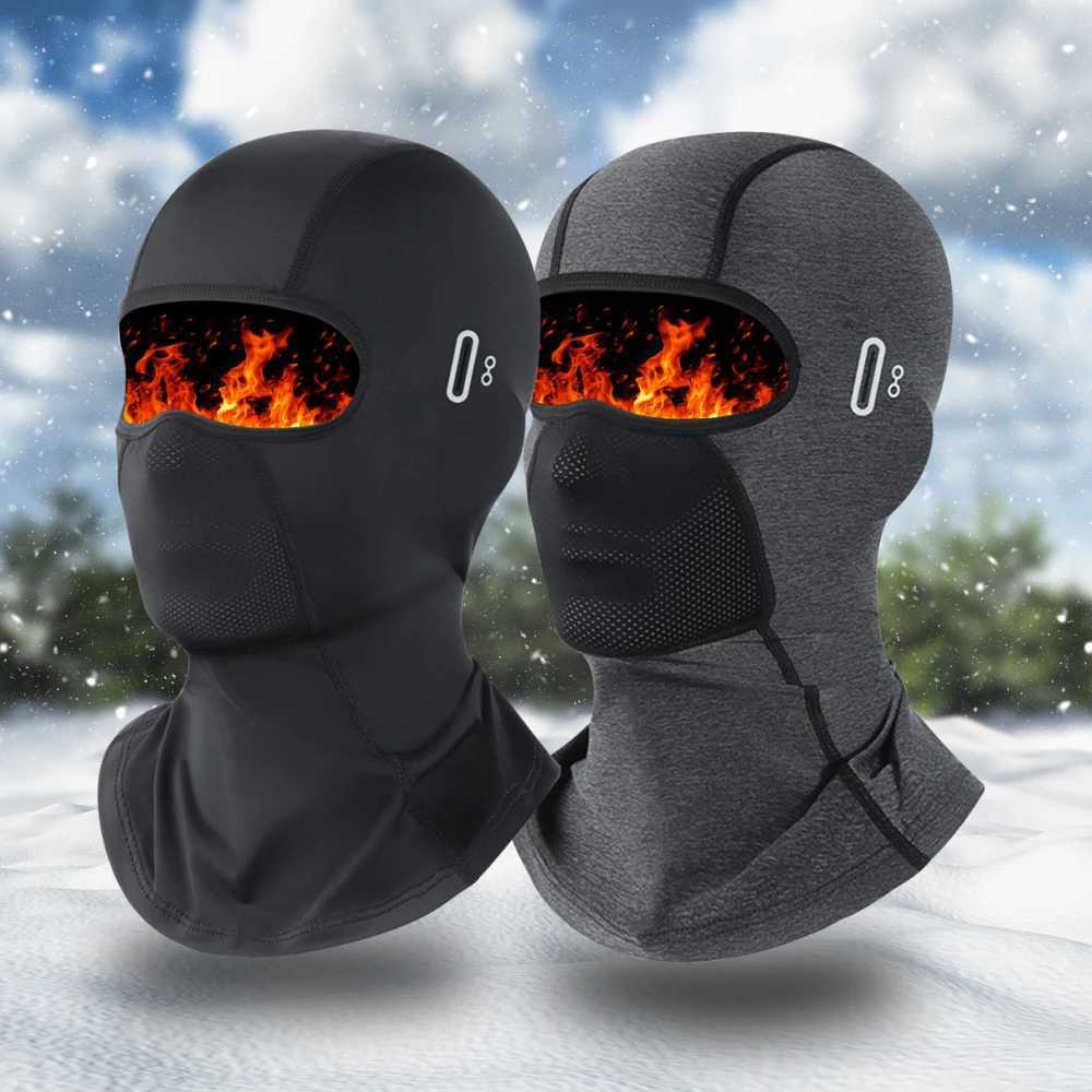 New Motorcycle Mask Fleece Thermal Face Mask Keep Warm Moto Riding Balaclava Motorbike Biker Winter Windproof Ski Mask Men WomenW250512