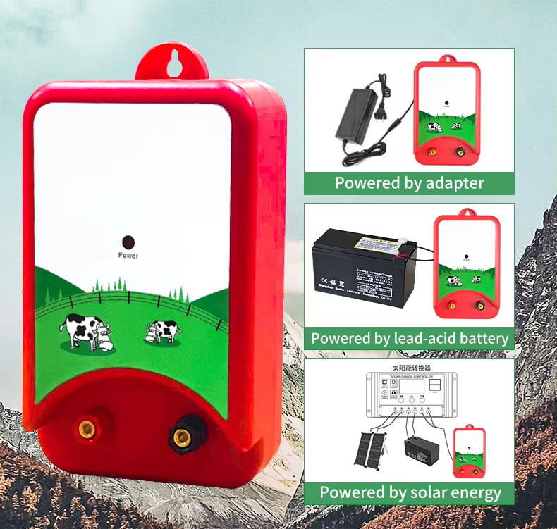 Electric Animal Farm Fencing Electronic Fence Charger Livestock Security Barrier