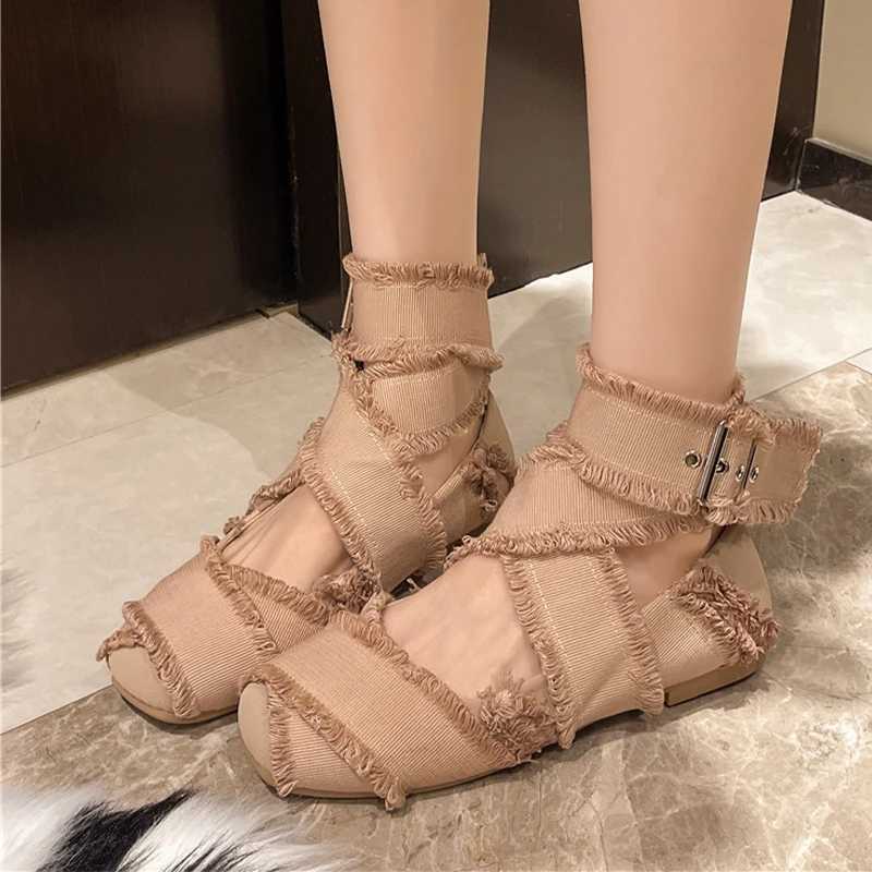Flats Women Ballet Dance Shoes Designer Cozy Dress Womans Sandals Summer 2025 Fashion Brand Elegant Classic Womens Shoes M250512