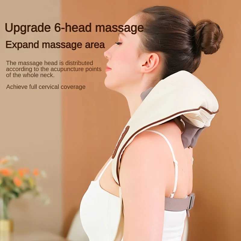 Shoulder and Neck Massager Professional Edition - With realistic humanoid massage rechargeable to relax muscles home masseurW250512