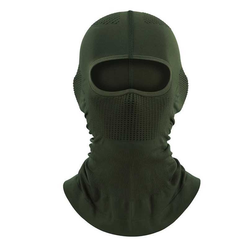 A33K-Ice Silk Sunscreen Mask Full Face Sports Headgear Bicycle Motorcycle Riding MaskW250512