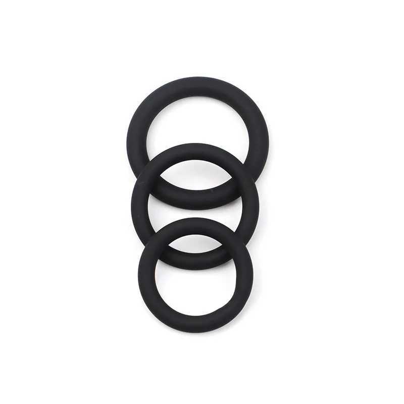 3pcs Cock Ring Colorful Penis Ring S/M/L Sex Toys for Men Cockring Rings Adult Toys Male Chastity Cock Cage Delay Time Sex Shop W250512