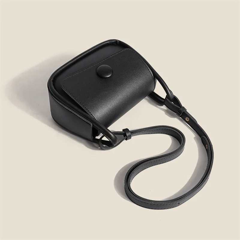 Trendy Saddle Shoulder Bag Women PU Leather Crossbody Bag Solid Color Flap Messenger Bag Fashion Handbags PouchW250512
