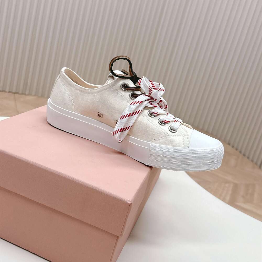 New Women Canvas Sneakers Genuine Leather Sports Solid Colors Flats Leisure Round Toe Designer Shoes Zapatillas De Mujer