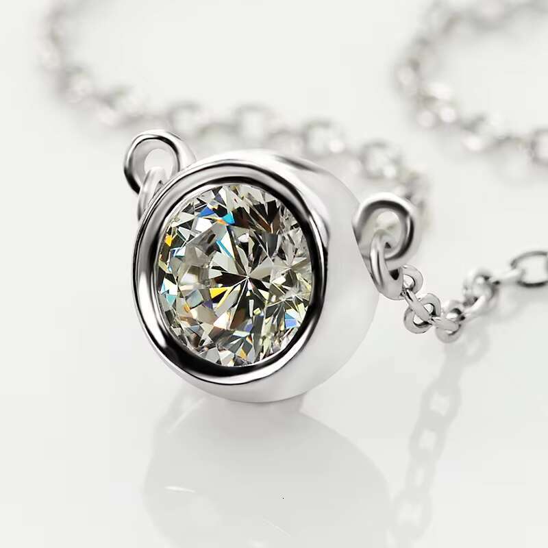 Bestselling women's fashion wedding sier boutique jewelry moissanite necklace