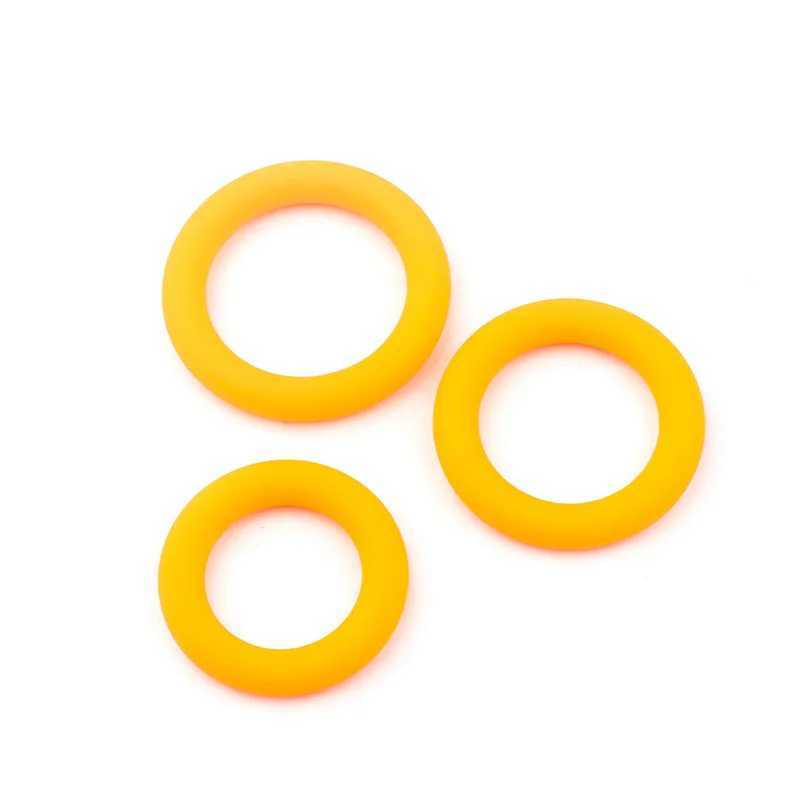 3Pcs Penis Ring Set Silicone Cock Rings Ejaculation Delay Cockring Sex Toys For Men Adult Product Dick Lock Erection Sexy Shop W250512