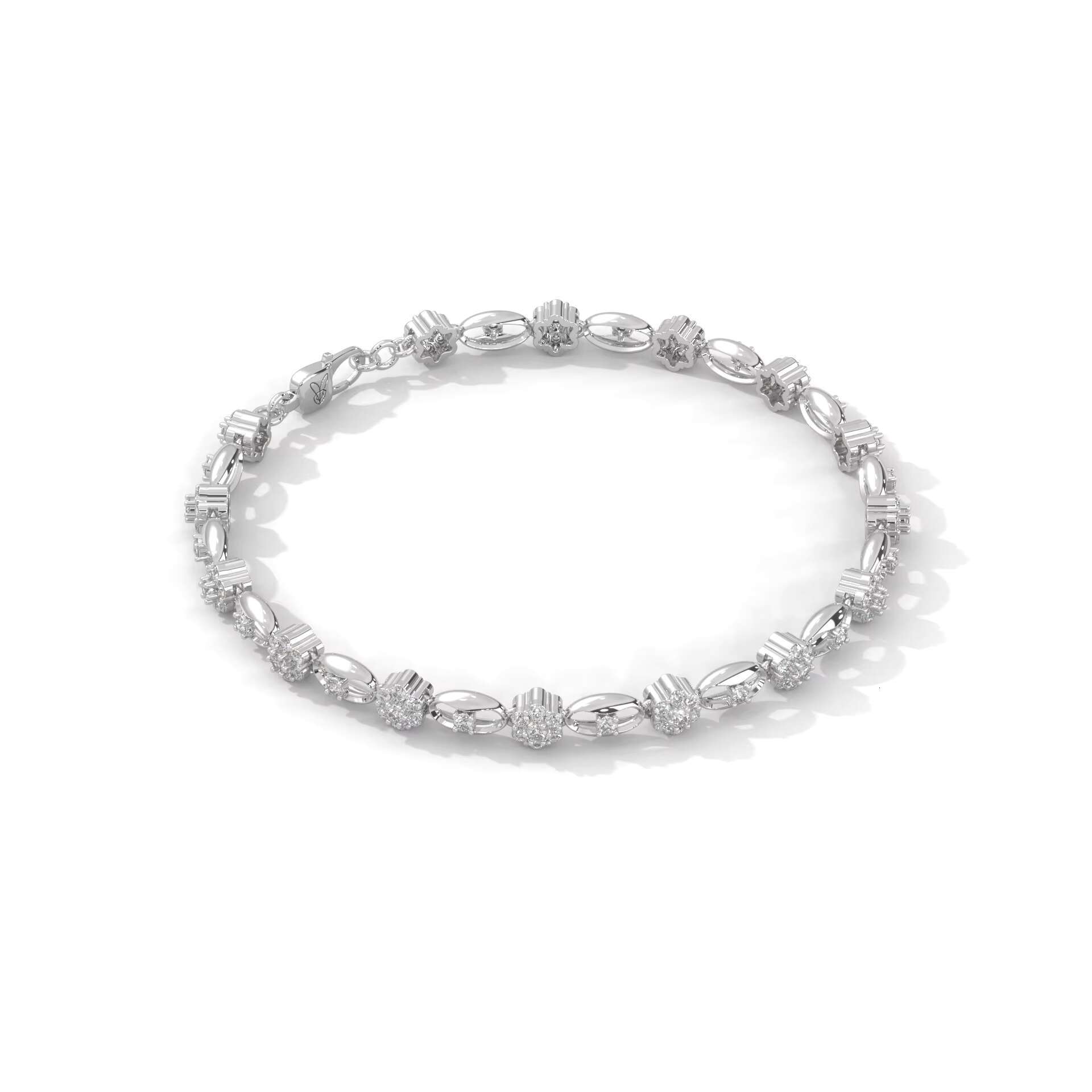 Silver Moissainite Diamond Tennis Bracelet Sustainable Luxury for the Modern Consumer