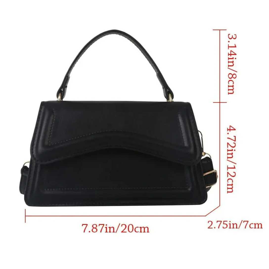 Hot Fashion Pu Leather Messenger Shoulder Bag Ladies Solid Color Handbags Leisure Stylish Crossbody Bags For Women Shoulder Bag Z250512